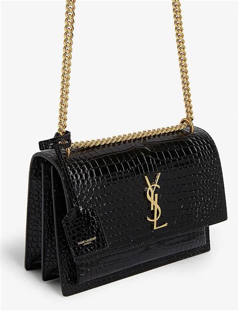 sac ysl sunset|ysl sunset bag crocodile.